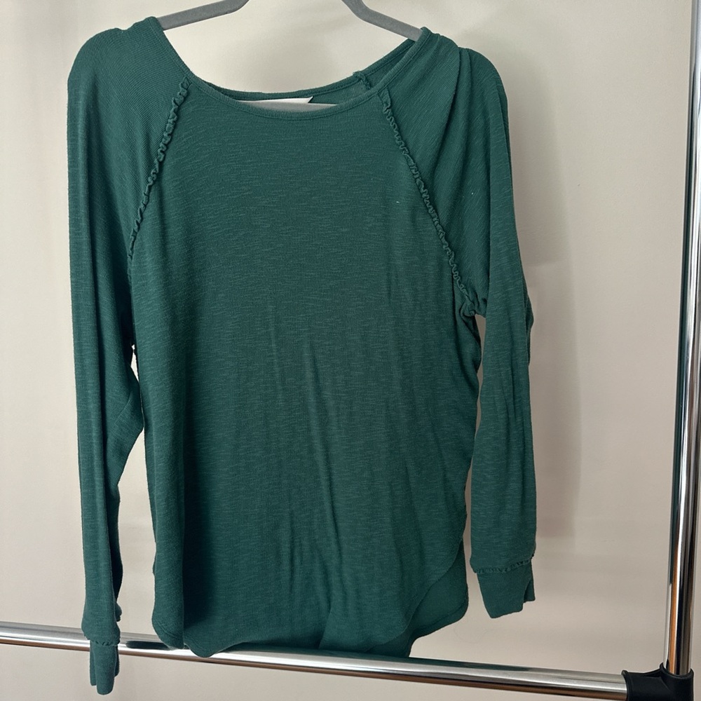LC Lauren Conrad Forest Green Sweatshirt